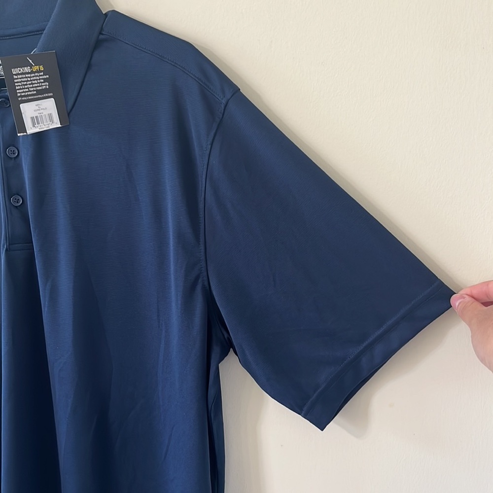Slazenger Men’s Core Polo Navy Size XL NWT - Picture 5 of 9